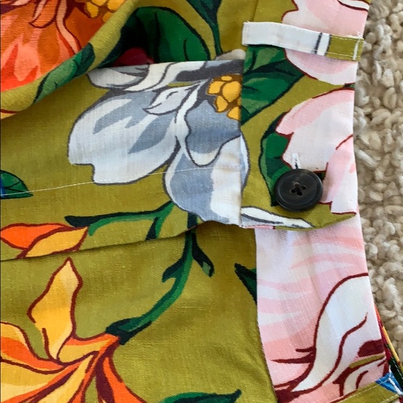 NEW Mara hoffman multi floral tulay maxi skirt 8 - Picture 7 of 13